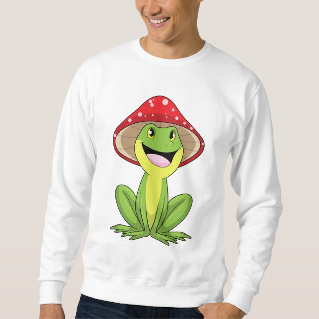 Sudadera Rana con hongo (Anverso)