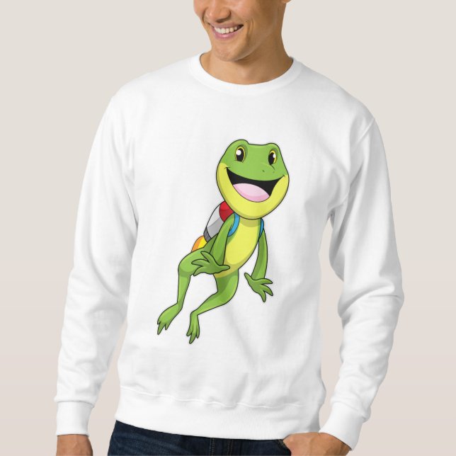 Sudadera Rana con Jetpack (Anverso)