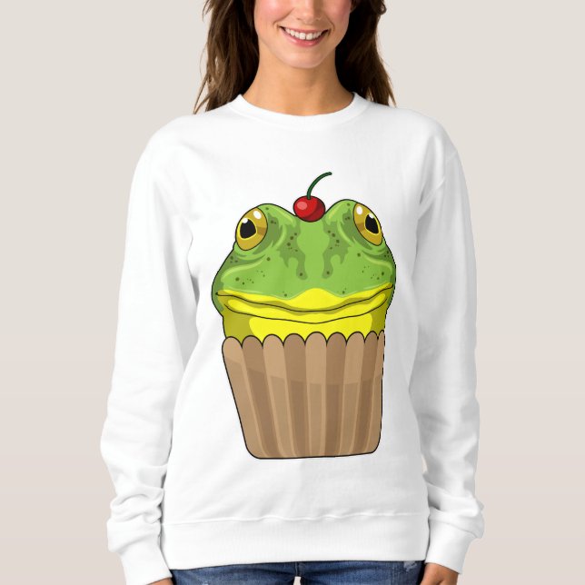 Sudadera Rana con Muffin (Anverso)