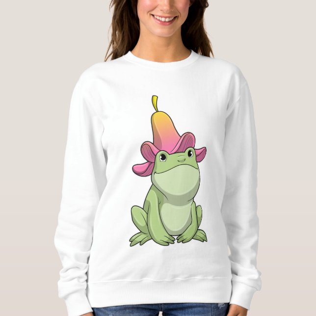 Sudadera Rana con Plumeria (Anverso)