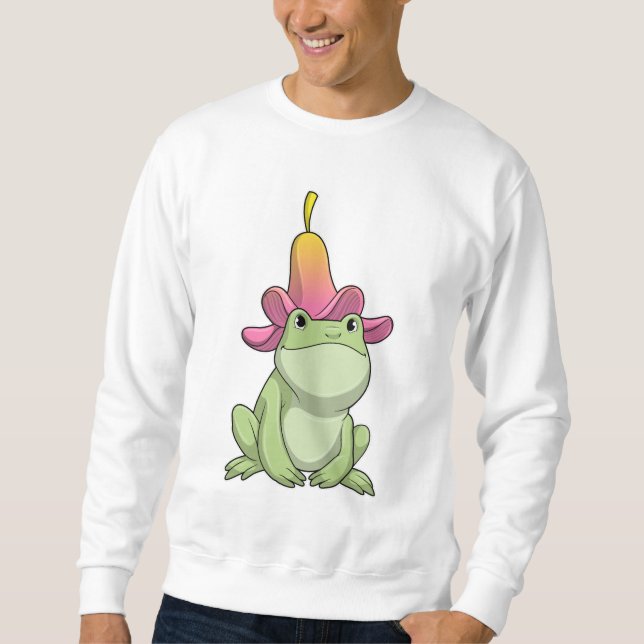 Sudadera Rana con Plumeria (Anverso)