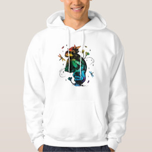 Sudadera Rana con setas Cottagecore Hand Drawn Style