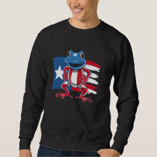 Sudadera Rana Coqui Orgullo Puerto Rico Boricua Puerto Rico