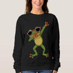 Sudadera Rana Dabbing con gafas de sol Rana Guay de Pose di