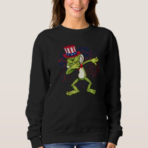 Sudadera Rana Dabbing y Tío Sam Gorra Bandera Americana 4 d