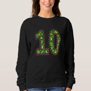 Sudadera Rana de 10 años 10 cumpleaños Día B Rana Ki