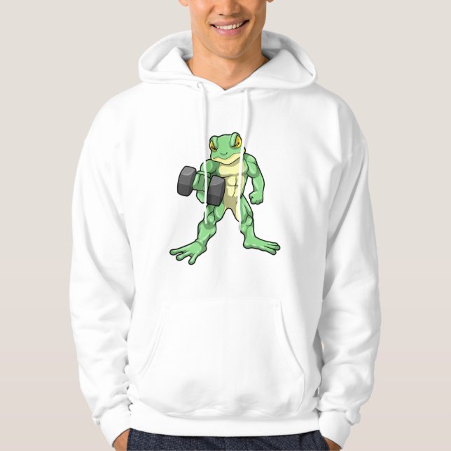 Sudadera Rana en Bodybuilding con Dumbbell (Anverso)