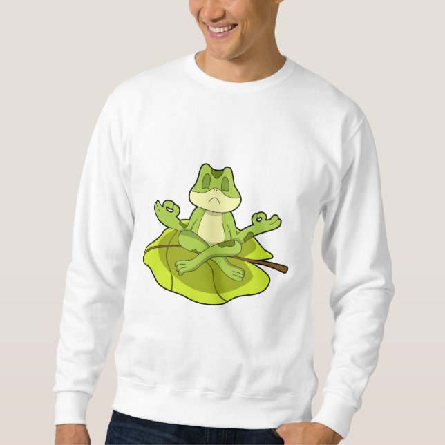 Sudadera Rana en Meditate (Anverso)