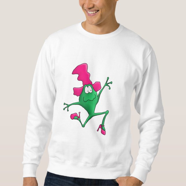 Sudadera Rana feliz rosada de Stilletto (Anverso)