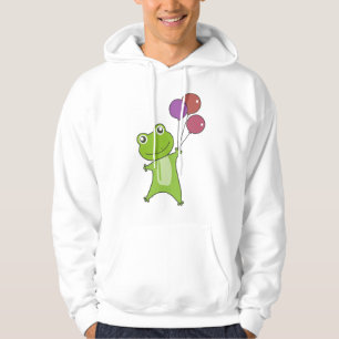 Sudadera Rana Globos verdes niños divertidos animales