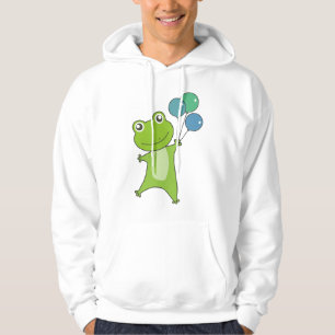 Sudadera Rana Globos verdes niños divertidos animales
