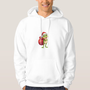 Sudadera Rana Navideña Adorable con Bolsa de Regalo - Rana
