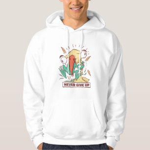 Sudadera Rana que come pájaro Nunca se rindan