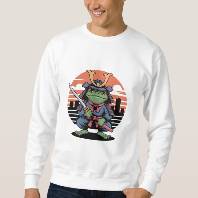 Sudadera Rana Samurái (Anverso)