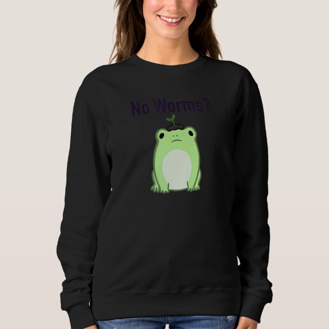 Sudadera Rana sin gusanos (Anverso)