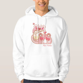 Sudadera Ranas Kawaii Adorables Comiendo Tarta de Fresa