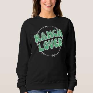 Sudadera Ranchin' Farm Support Local Cattle Cows Pigs Fun