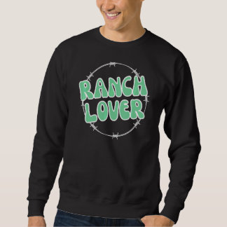 Sudadera Ranchin' Farm Support Local Cattle Cows Pigs Fun