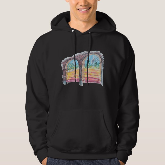 Sudadera Rancho arcoiris (Anverso)