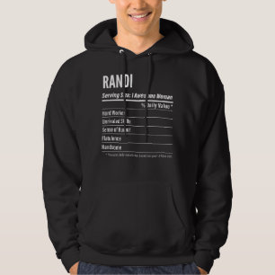 Sudadera Randi Datos Nutricionales Tamaño de la Porción Ca