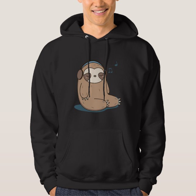 Sudadera Ranura Cuta Con Auriculares (Anverso)