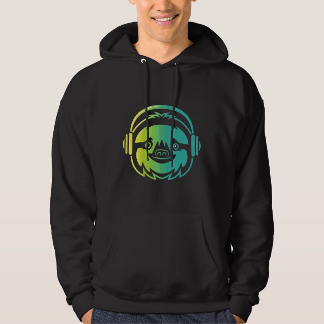 Sudadera Ranura Cuta Con Auriculares (Anverso)