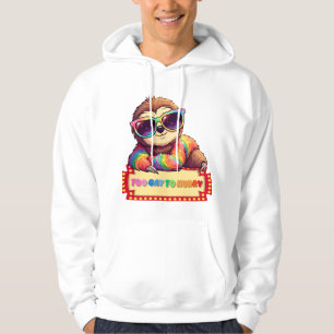 Sudadera Ranura de arco iris LGBT