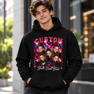Sudadera Rap de Fotos Personalizadas 90s
