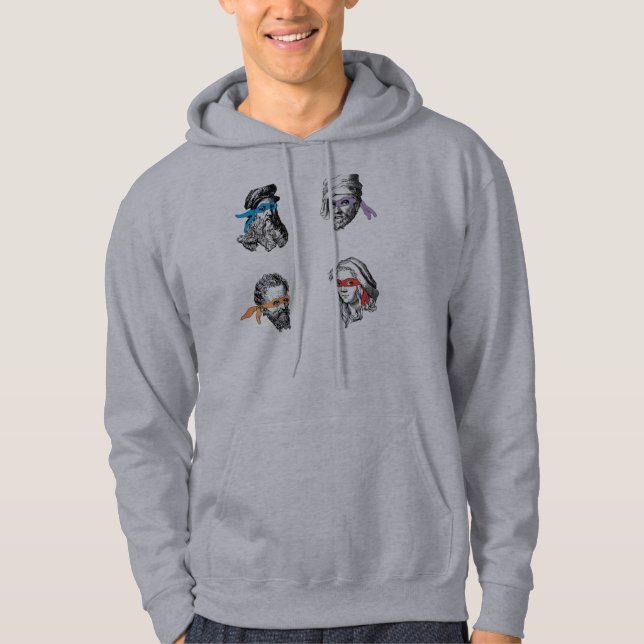 Sudadera Raphael Michelagelo de Leonardo Donatello de Ninja (Anverso)