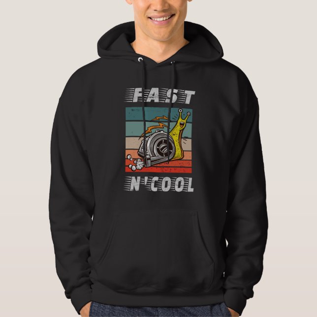 Sudadera Rápido y fresco caracol turbo rápido y fresco (Anverso)