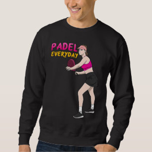 Sudadera Raqueta de Padel de Tenis Reina Princesa de Revés
