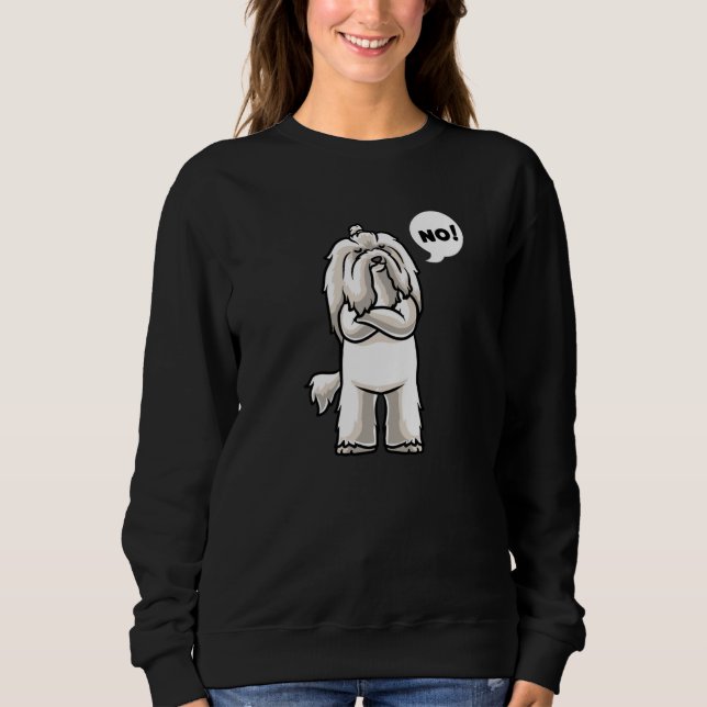 Sudadera Raro de la Stubborn Coton de Tulear Dog (Anverso)