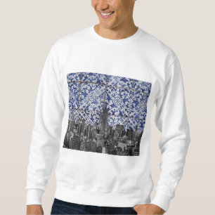 Sudadera Rascacielos de Nueva York se encuentran con mosaic