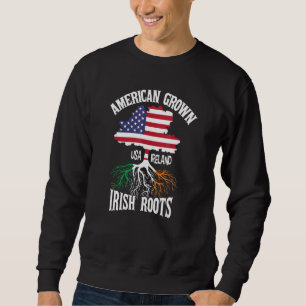 Sudadera Rasgos irlandeses cultivados norteamericanos bande