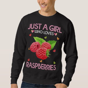 Sudadera Raspberry Fruit Lover Un Chica Que Ama Raspbe
