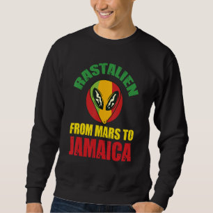 Sudadera Rasta Alien Reggae Jamaica Souvenir Rastafarian