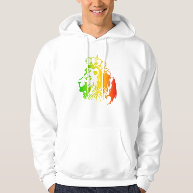 Sudadera Rasta - Conquista al León de Judá (Anverso)