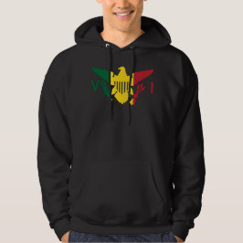 Sudadera Rasta de la bandera de las Islas Vírgenes de Estad