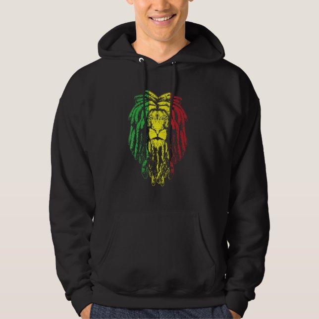 Sudadera Rasta Jamaica Lion (Anverso)