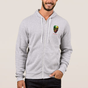 SUDADERA RASTA KING SKULL