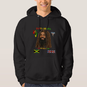 Sudadera Rasta Obama para presidente Hoodie