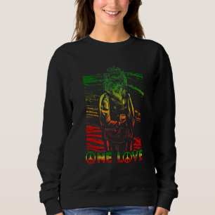 Sudadera Rasta Reggae León De Judá Un Amor Rastafari Etop