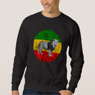 Sudadera Rasta Reggae León De Judah Rastafarian Jamaican P