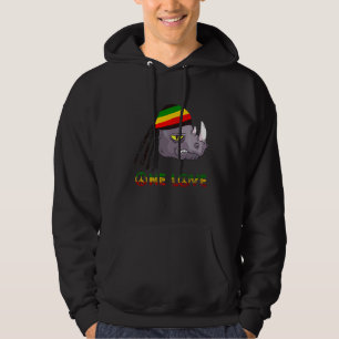 Sudadera Rasta Rhino Reggae One Love Rastafarian Roots Jama