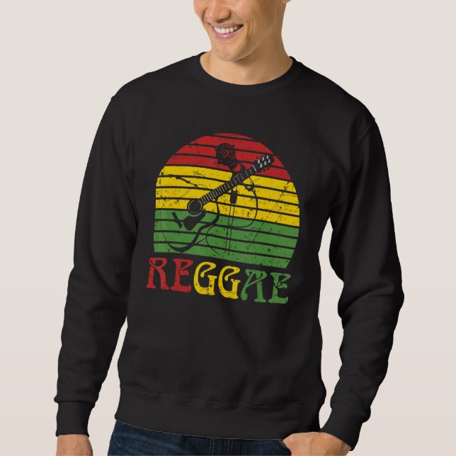 Sudadera Rastafari Reggae León Por Rastafari Rasta Reggae (Anverso)