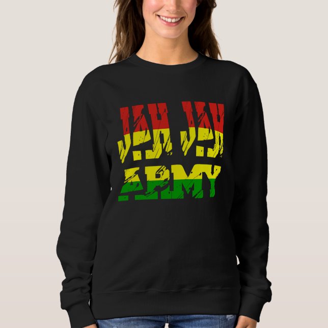 Sudadera Rastafari Soldier of Jamaica Souvenir Rasta Roots  (Anverso)