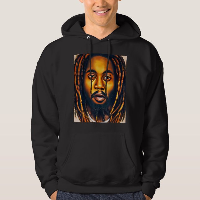 Sudadera Rastaman Reggae Dub Jah Rasta design_14 (Anverso)