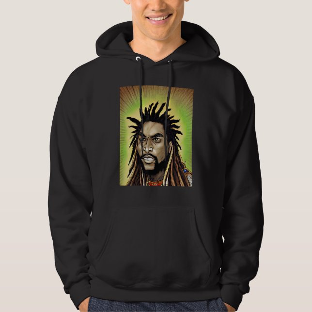 Sudadera Rastaman Reggae Dub Jah Rasta design_3 (Anverso)
