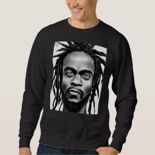 Sudadera Rastaman Reggae Dub Jah Rasta diseño Premium_40
