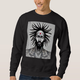 Sudadera Rastaman Reggae Dub Jah Rasta diseño Premium_8